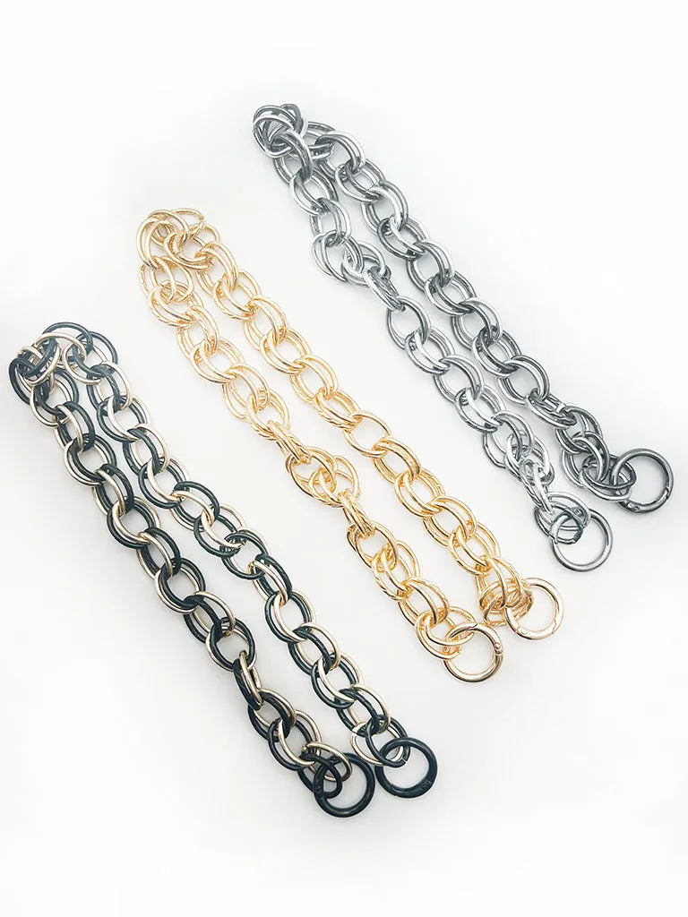 Catena borsa doppia metallo 50 cm anelli 954.203.01