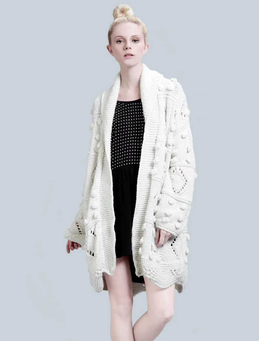 Rosarios4 42 Cappotto Borboto schema maglia donna