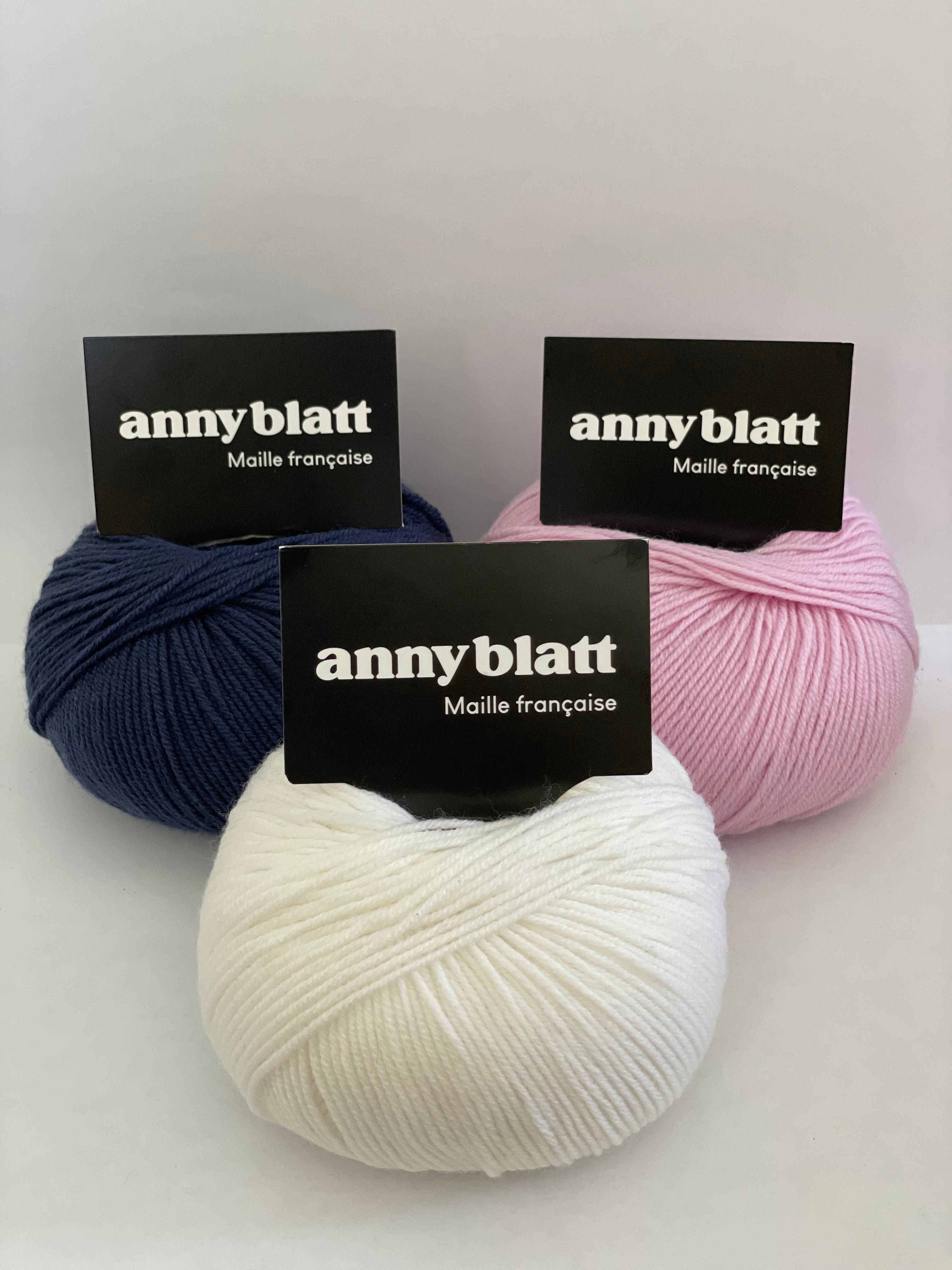 Annyblatt Jasmin cardigan neonato kit lana Taglia 1