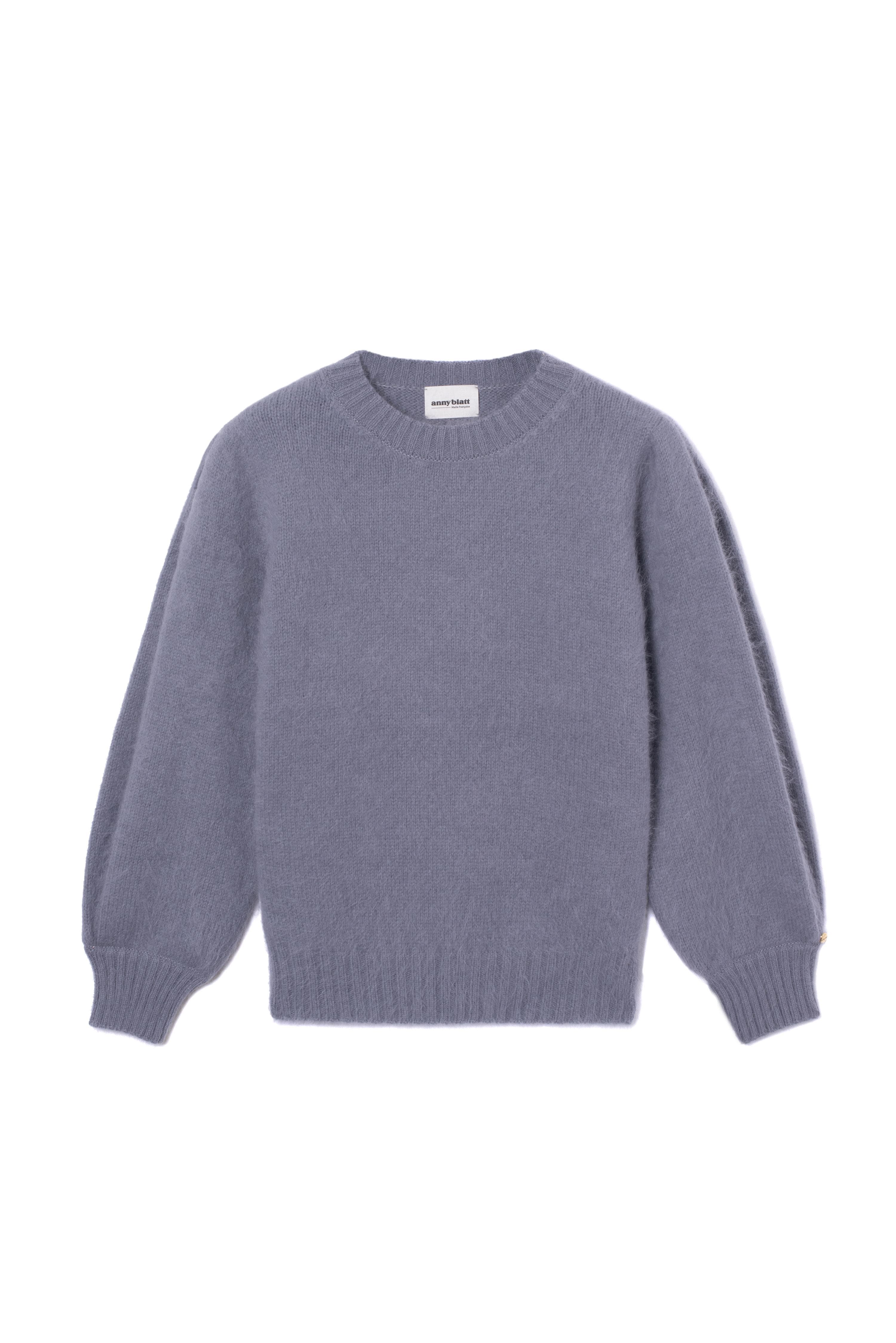 Anny Blatt Alix maglione angora donna grigio Cumulus