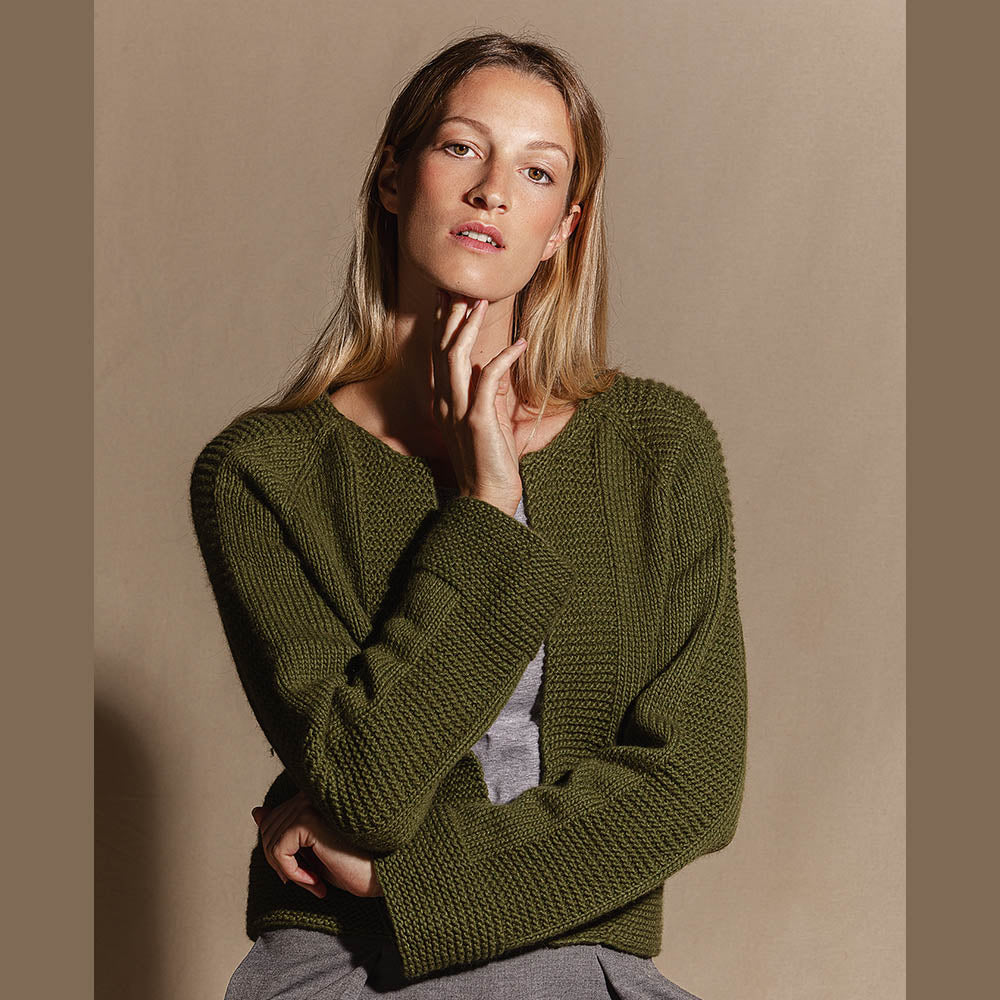 Pascuali Venja Cardigan schema maglia cashmere