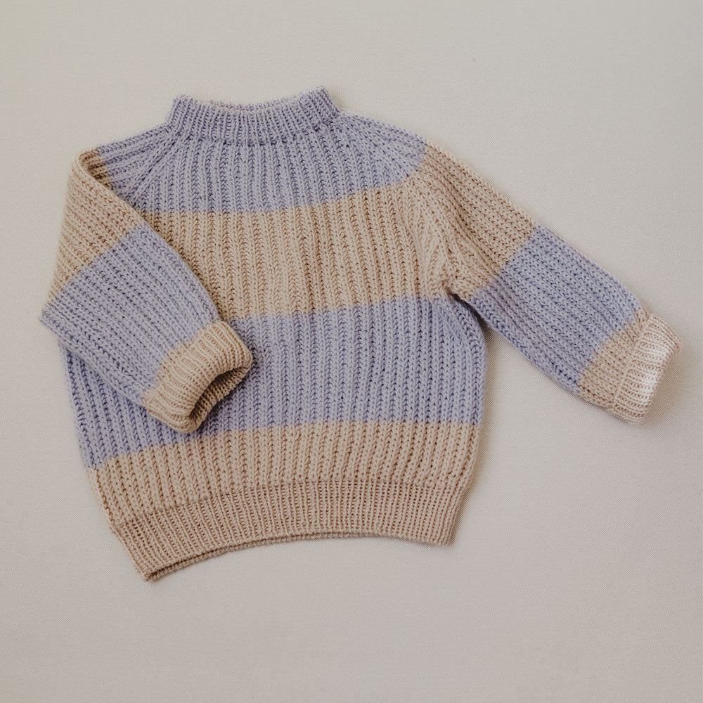 Pascuali Pepito schema maglione neonato raglan lana