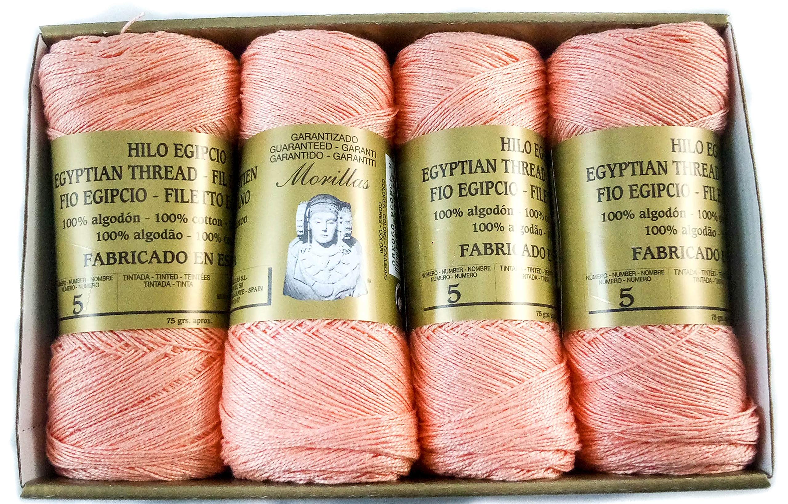 Morillas Zepelines Ne 5/2 filo di cotone salmone 2 x8 mercerizzato