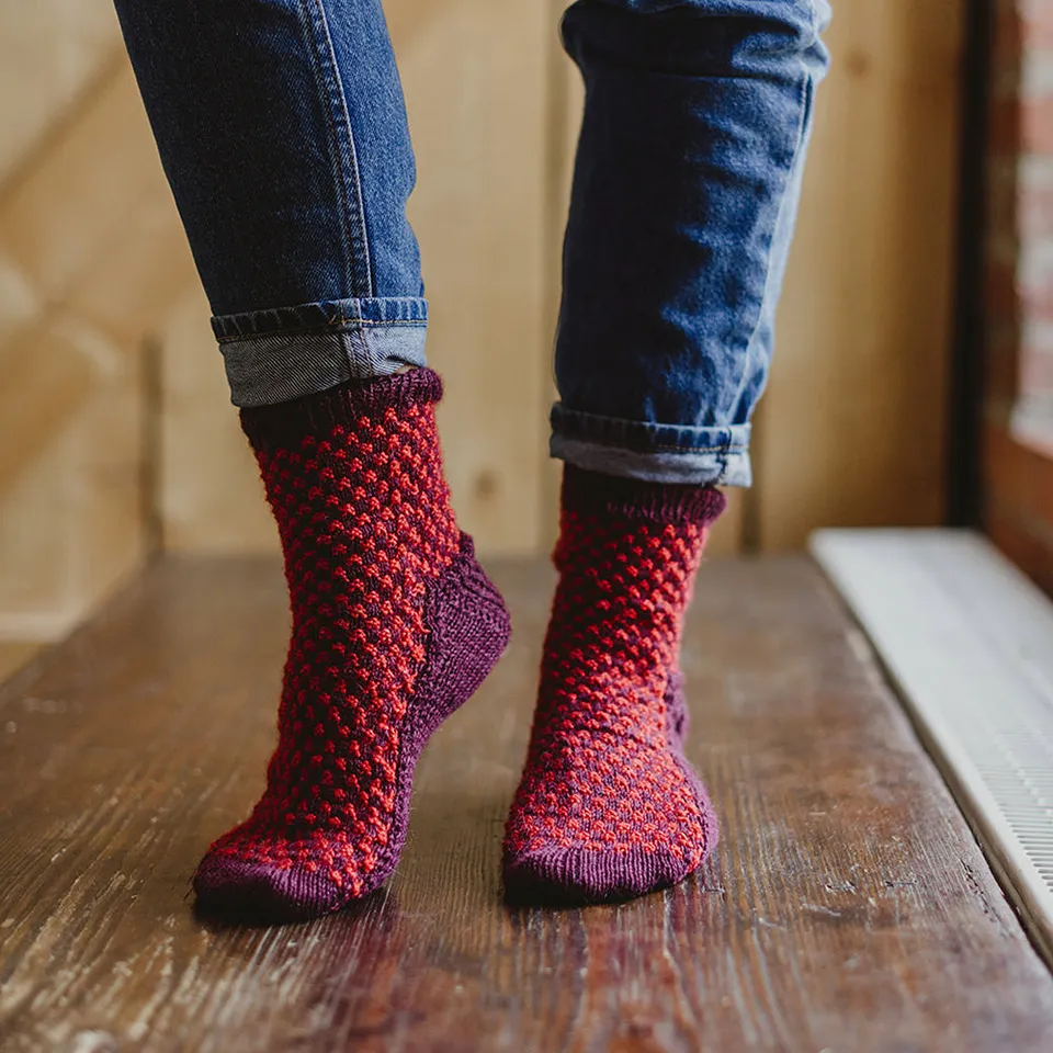 Pascuali Somya Socks schema calze lana jacquard