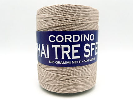 Il Filo di Arianna Thay cordino borse bianco 001 500 g