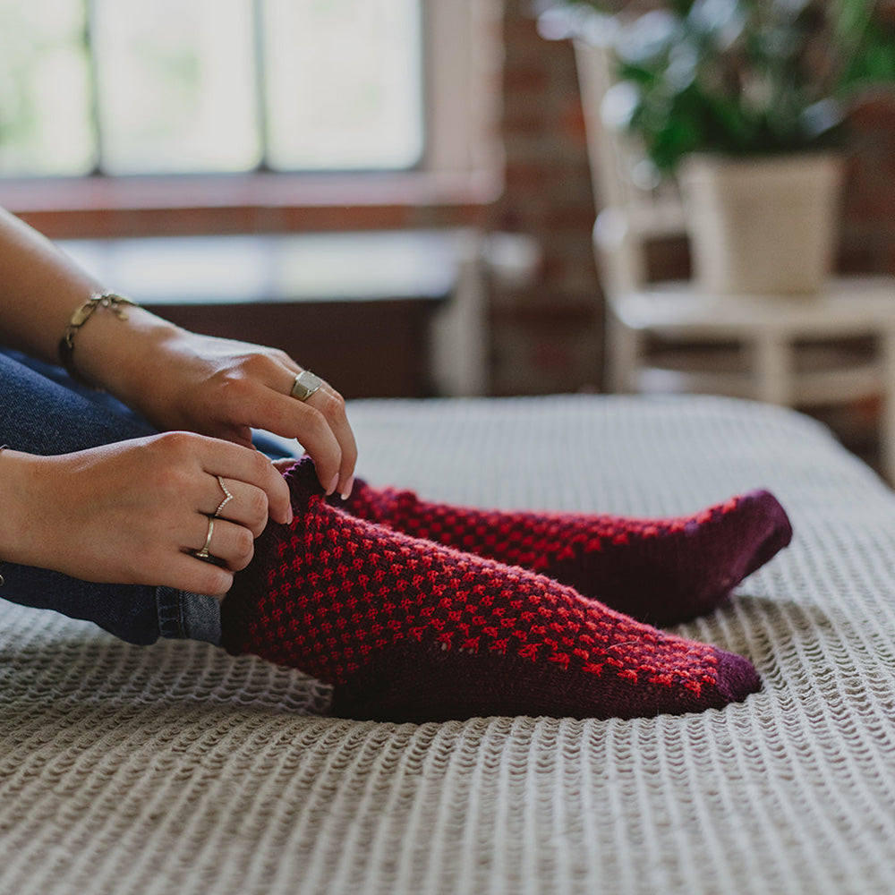 Pascuali Somya Socks schema calze lana jacquard