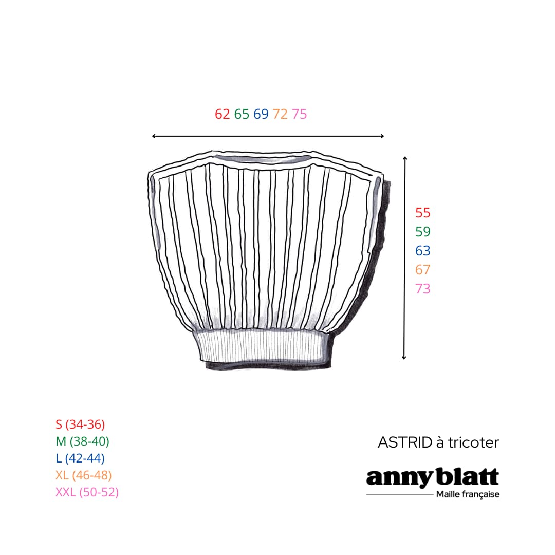 Annyblatt Astrid kit maglia top cotone righe