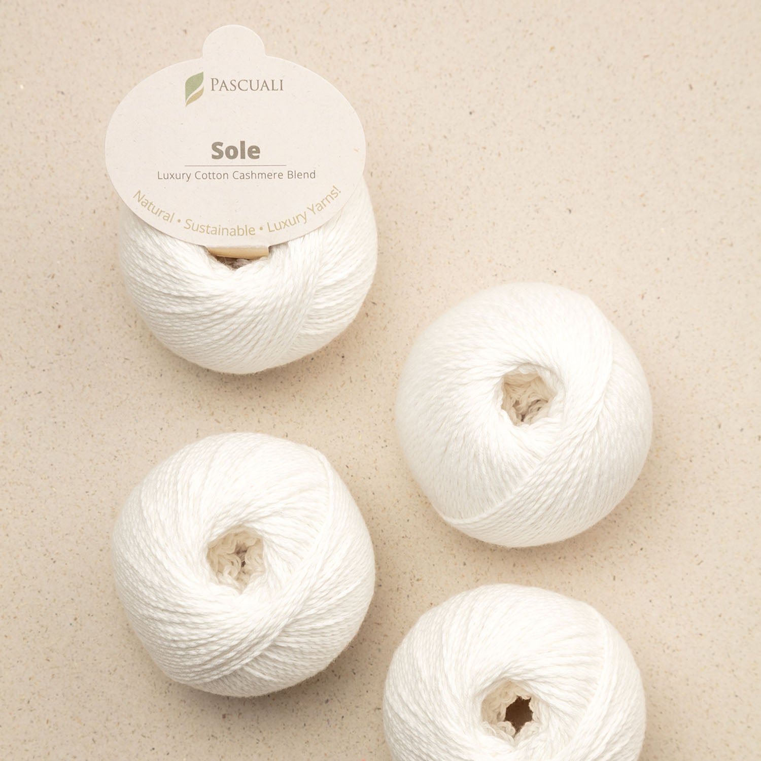 Pascuali Sole filato cotone Pima e cashmere per estate