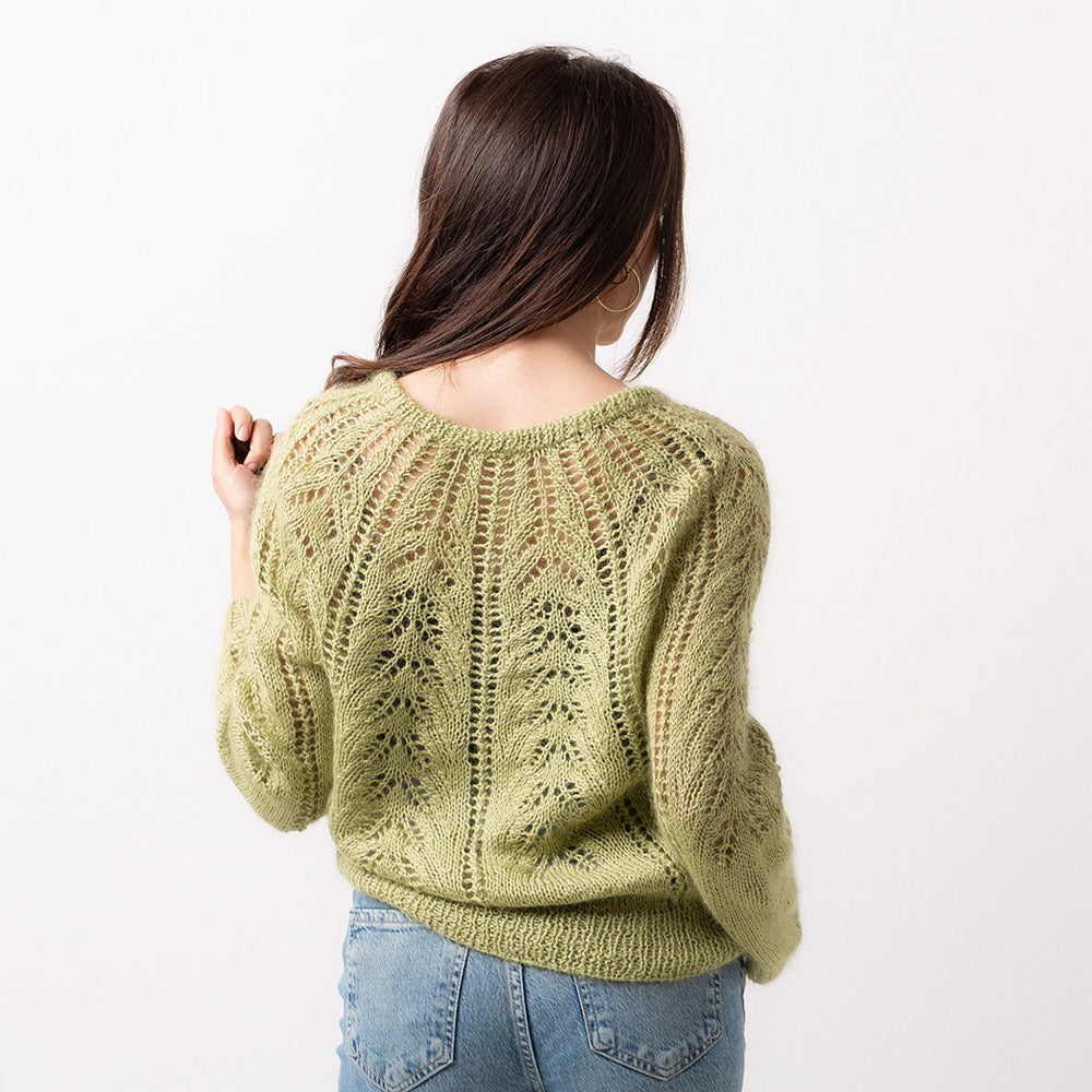 Pascuali Eyed Fern schema cardigan traforato