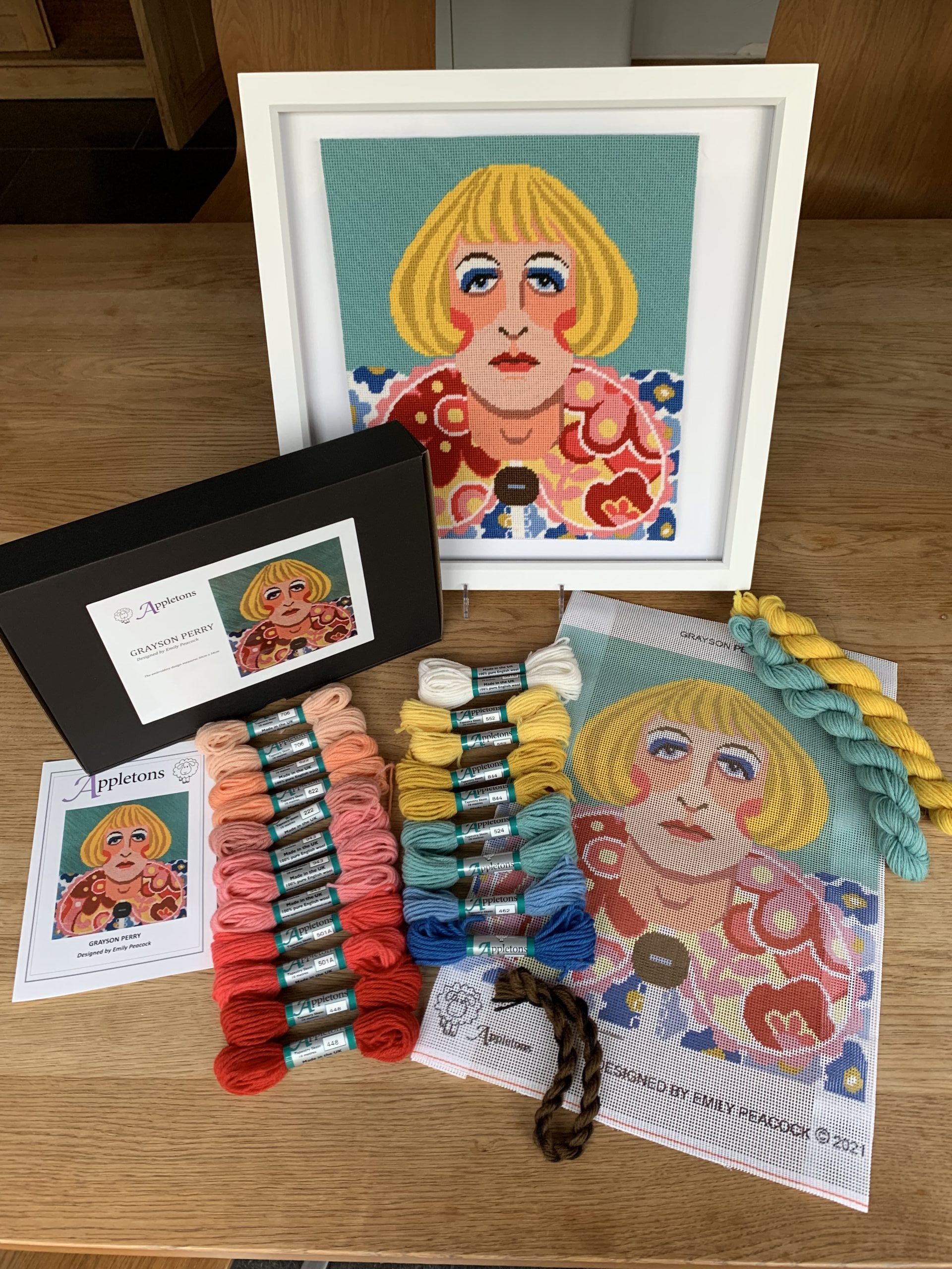Appleton Grayson Perry kit ricamo arazzo