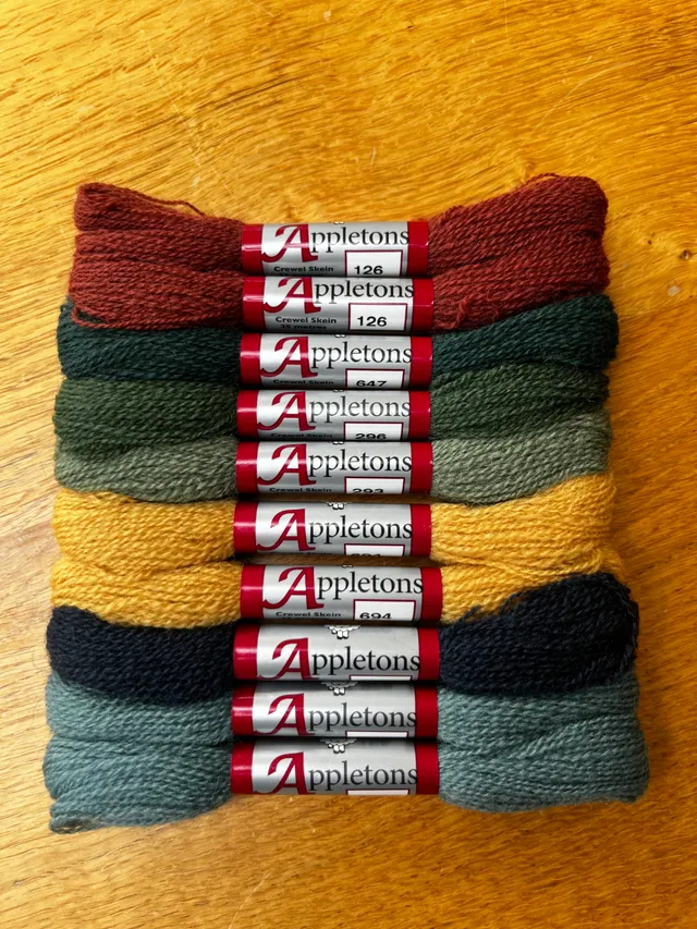 Appleton Bayeux 2 Ply lana arazzo collezione colori