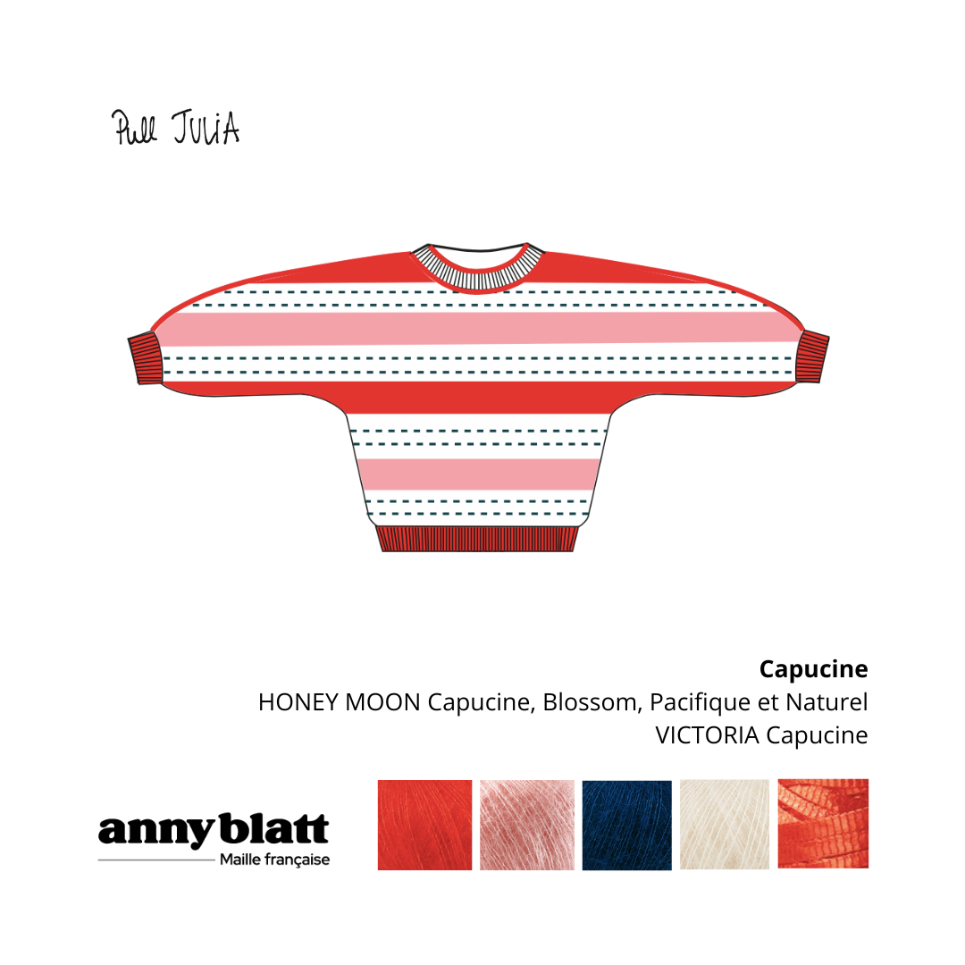 Anny Blatt Julia kit maglia mohair e seta