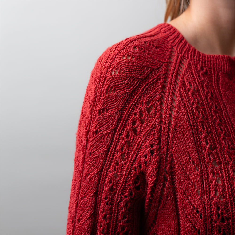Pascuali Lace Flow Sweater schema maglia traforato