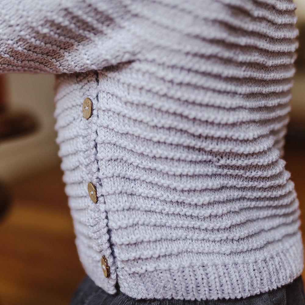Pascuali Davaa cardigan neonato schema maglia 0-24 mesi