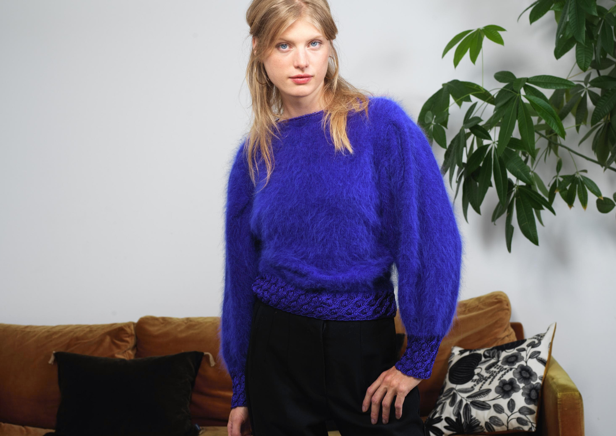 Annyblatt Arielle kit maglia angora trecce
