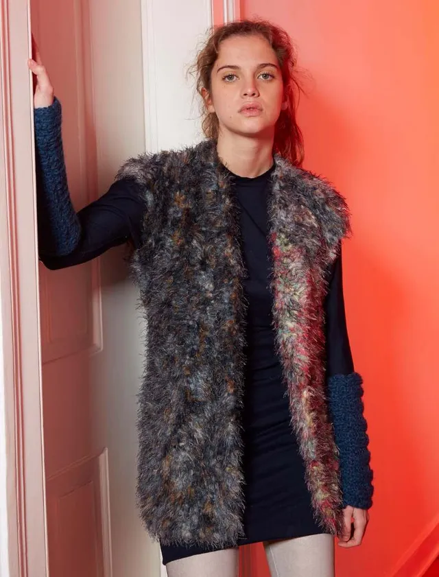 Rosarios4 143 Mignon Tigress schema gilet donna