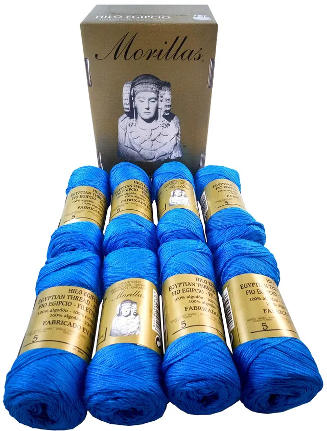 Morillas Zepelines Ne 5/2 cotone blu 14 8x75 g