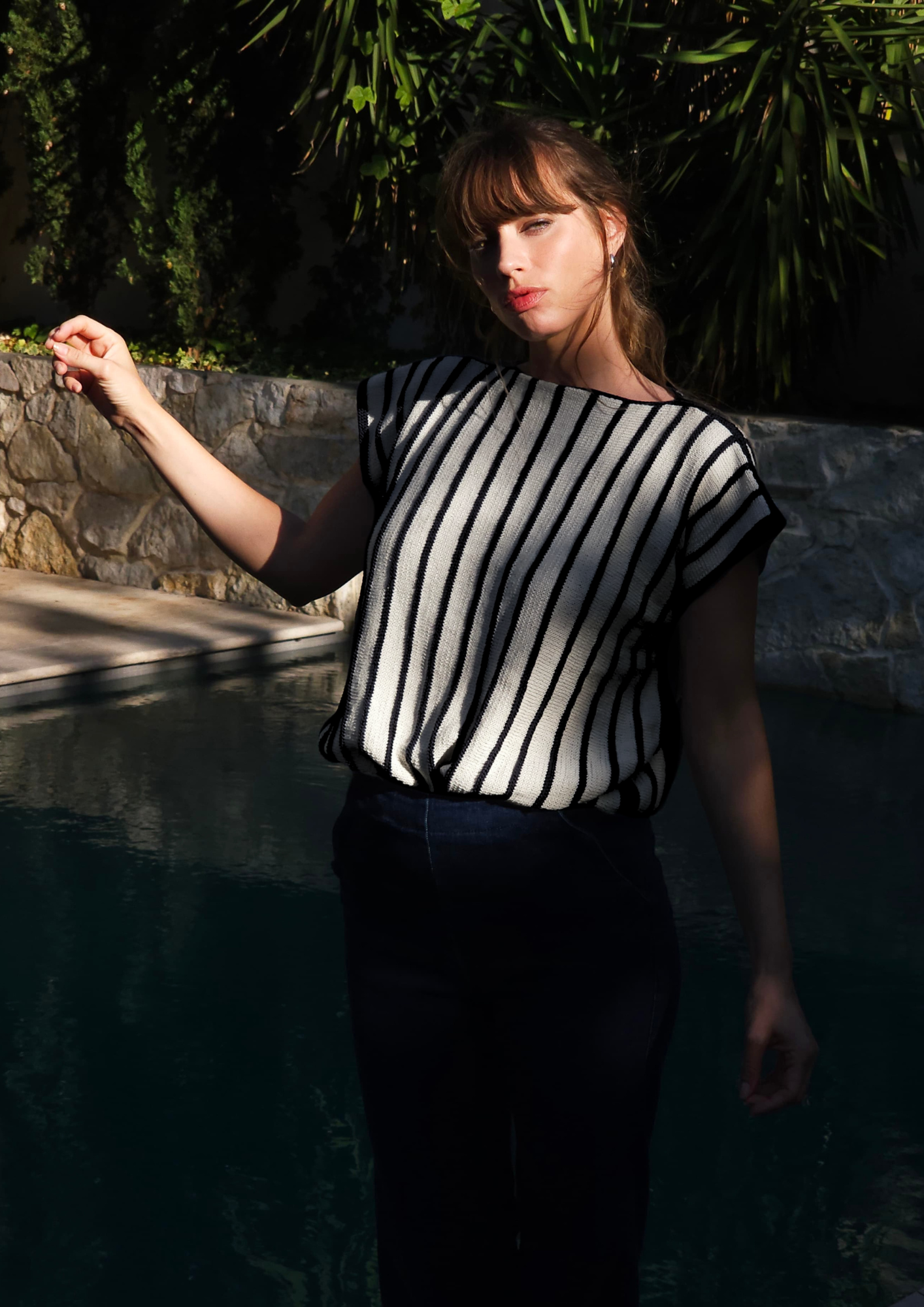 Annyblatt Astrid kit maglia top cotone righe