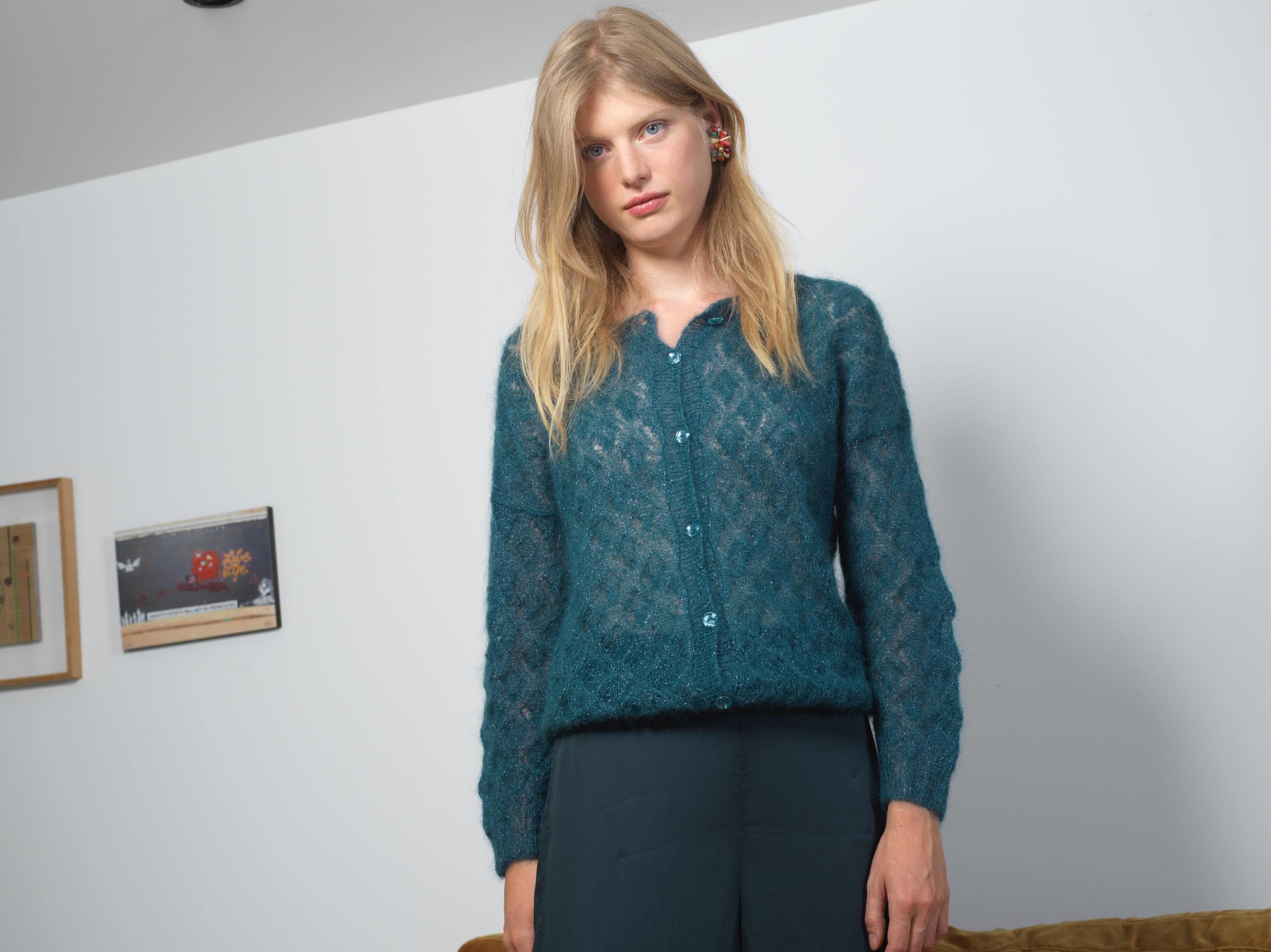 Annyblatt Justine cardigan kit maglia dubai taglia M