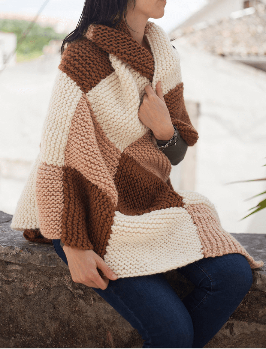 Rosarios4 148 Bulky Light modello coperta