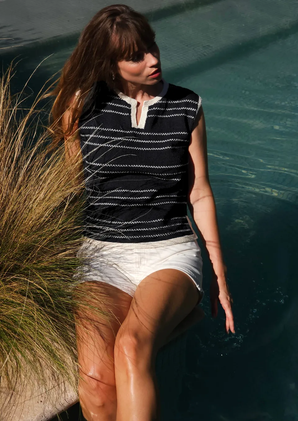 Anny Blatt Angèle kit top maglia cotone estivo