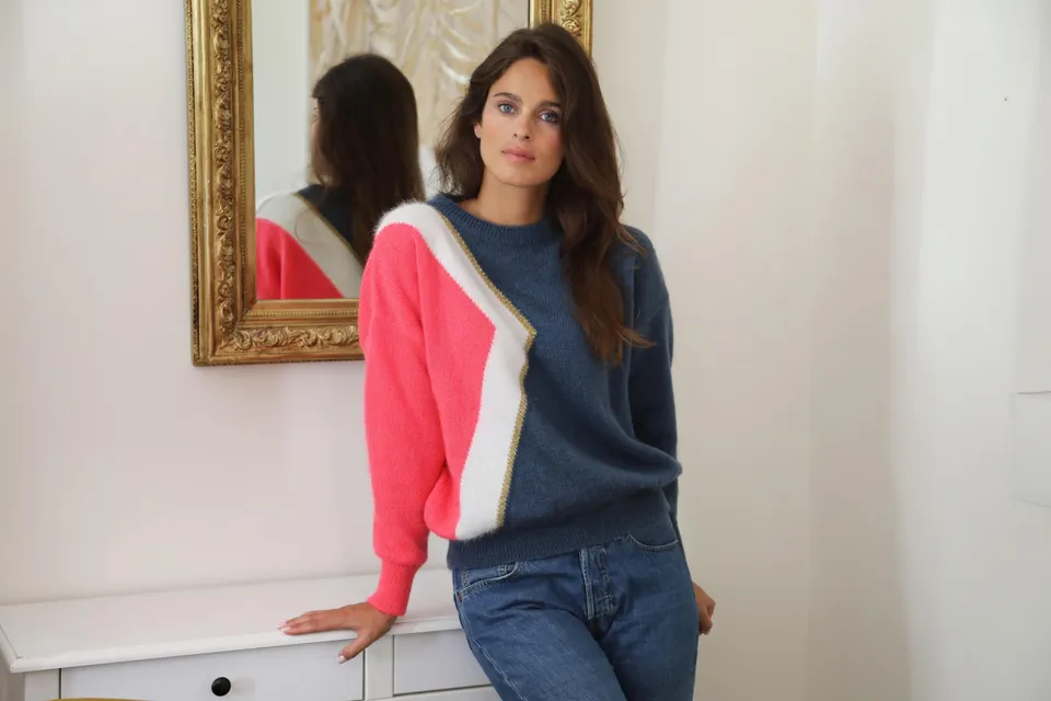 Annyblatt Billie maglione donna taglia XS baltico neon mohair