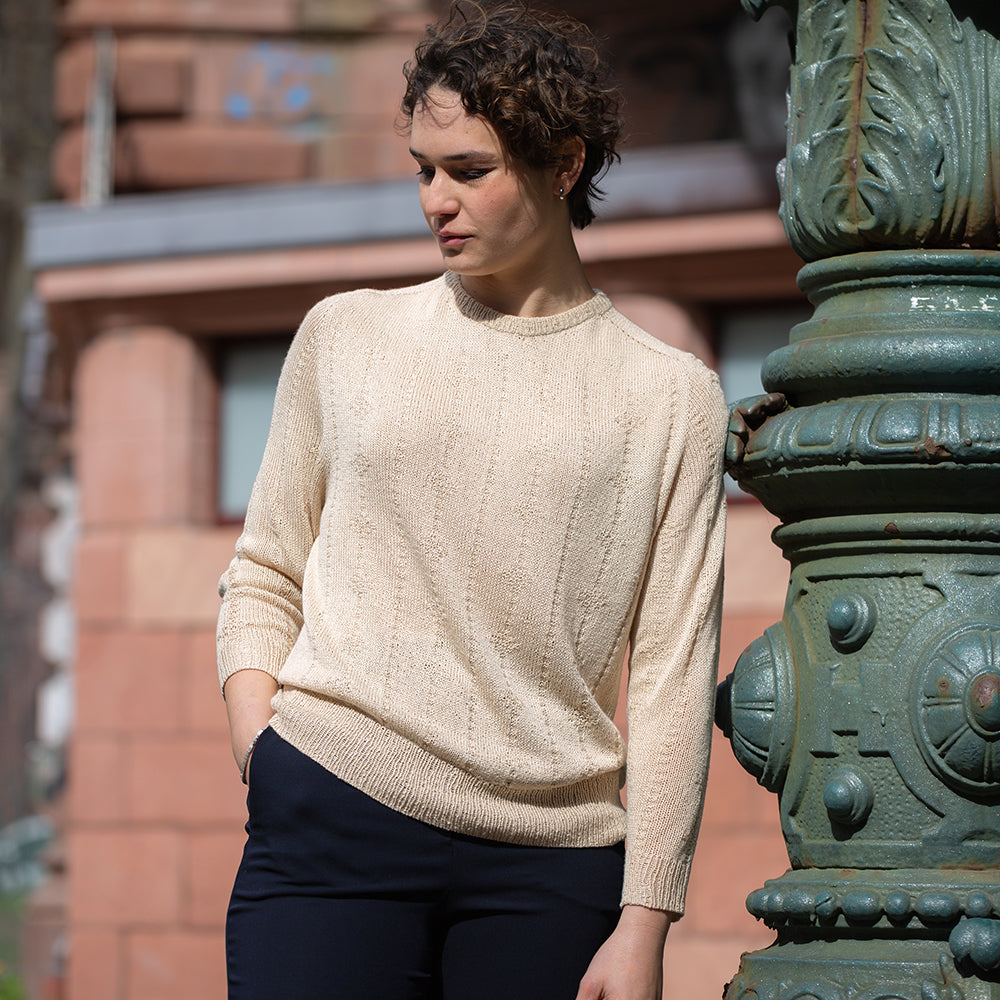Pascuali Moon Weave Sweater schema maglia PDF lyocell