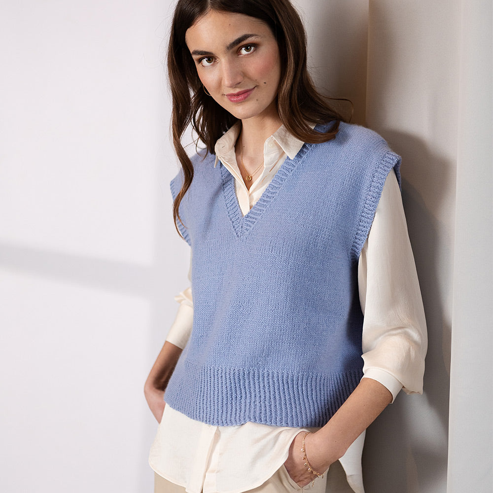 Pascuali Lotta Vest schema gilet scollo V