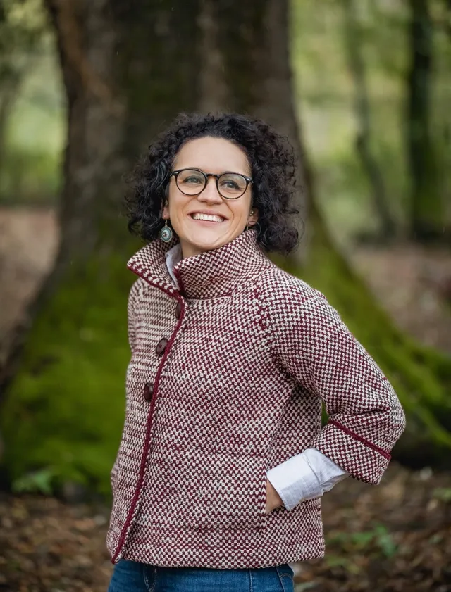 Rosarios4 243 Casaco Amalia schema cardigan donna