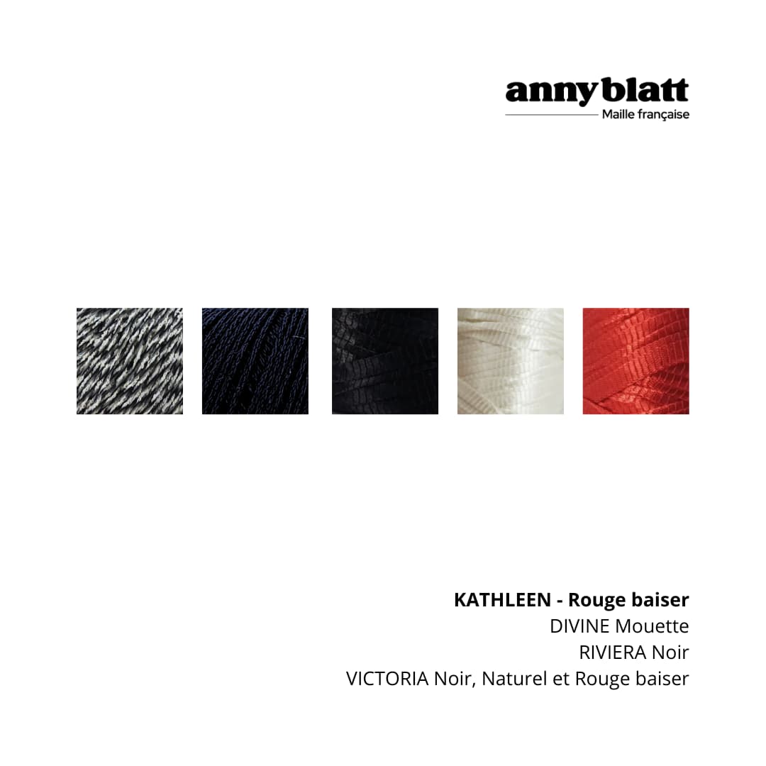 Anny Blatt Kathleen borsa kit maglia cotone sorbet