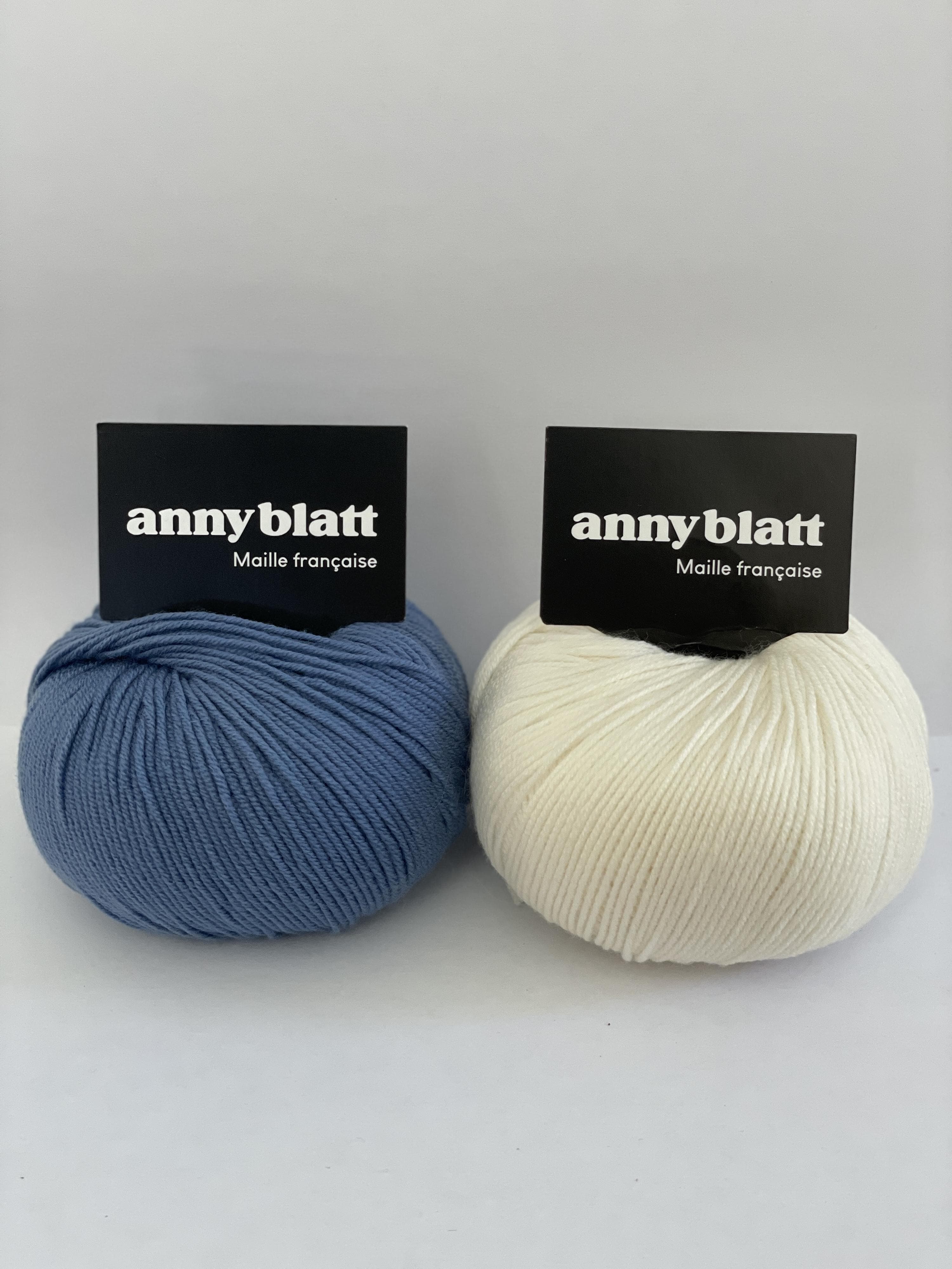 Anny Blatt Marius maglioncino neonato kit lana merino