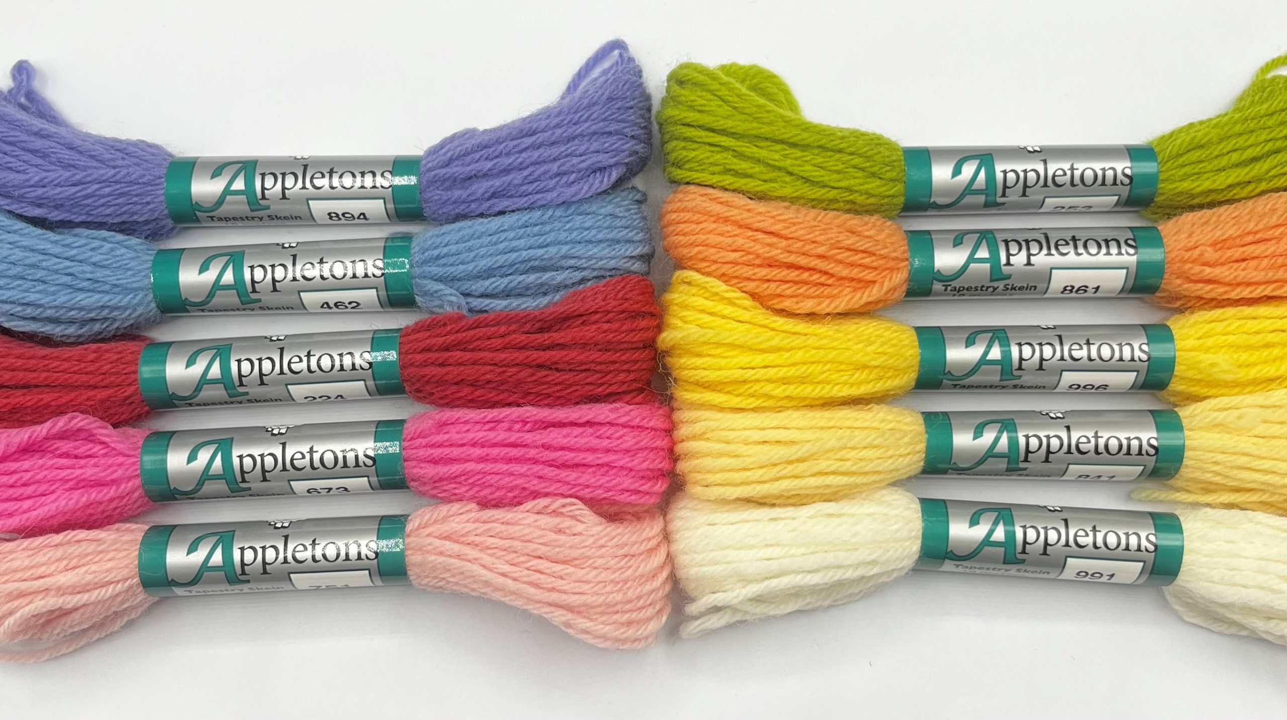 Appleton Bros. Spring Tapestry 4 Ply Range fili da ricamo assortiti primaverili
