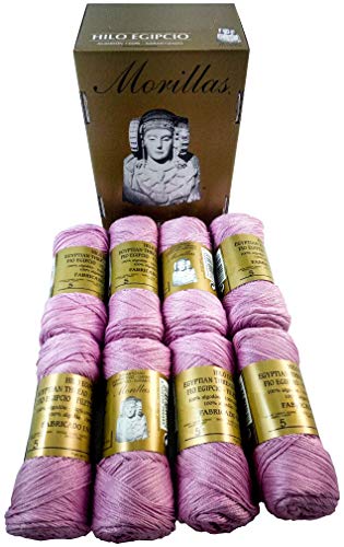 Morillas Zepelines Ne 5/2 filo di cotone lilla 7 x8 mercerizzato