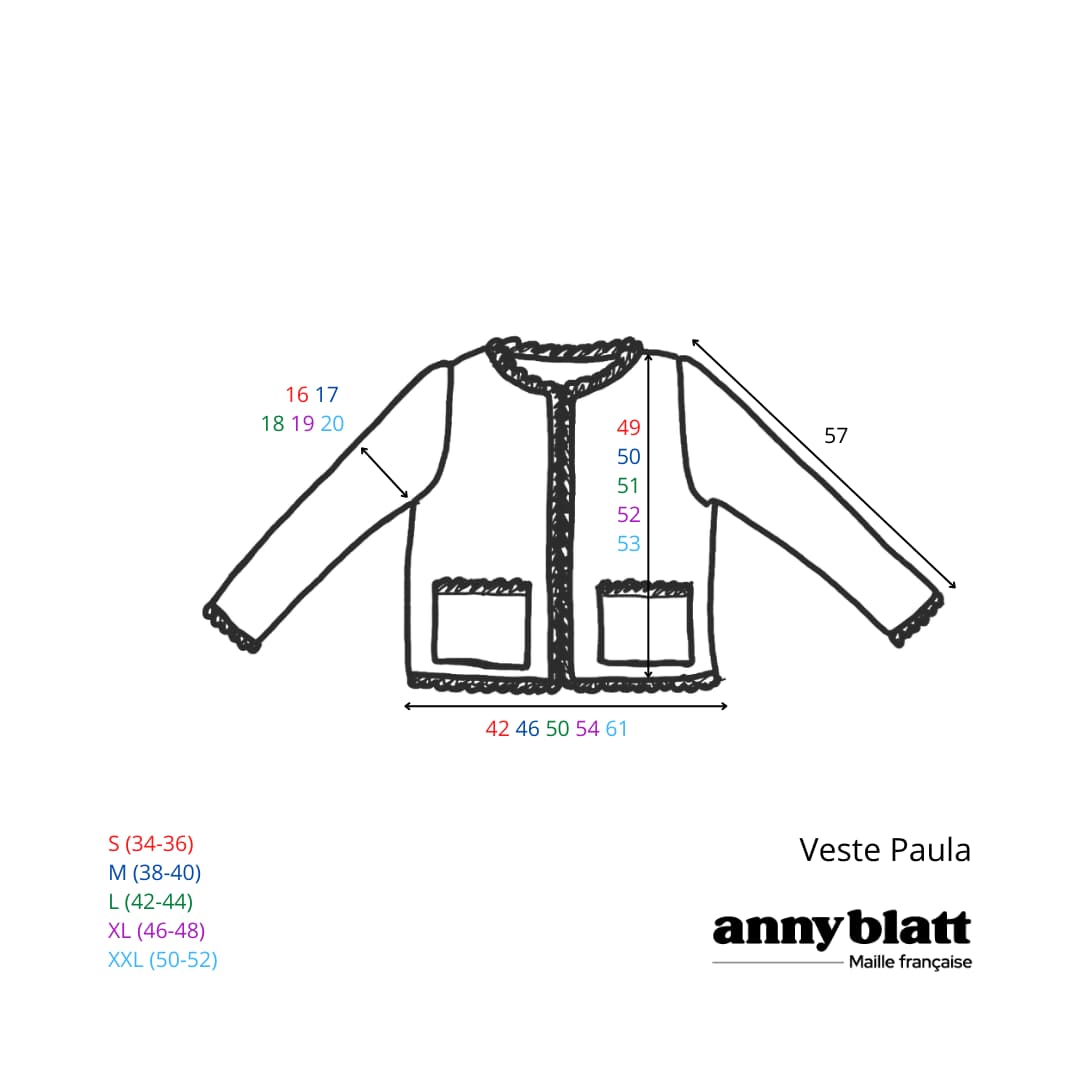 Annyblatt Paula kit maglia giacca pied-de-poule