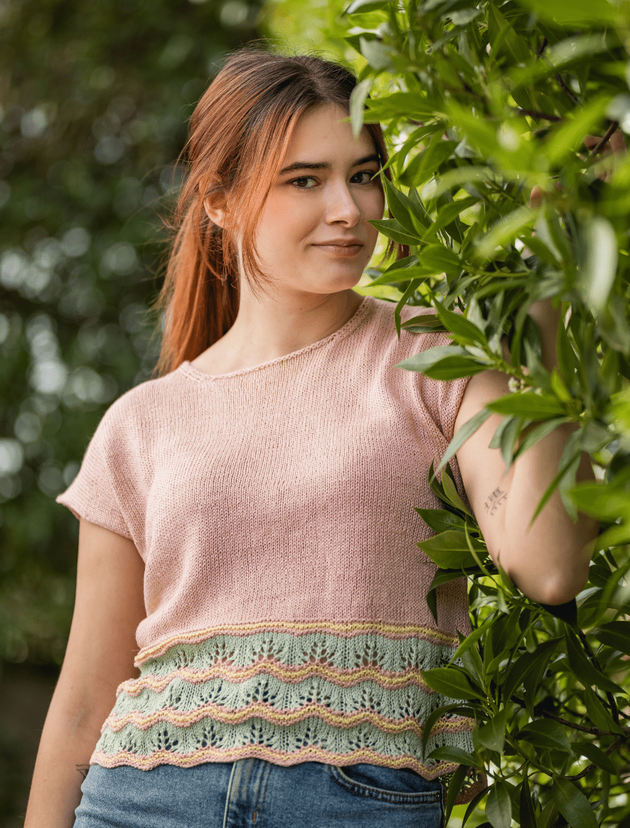 Rosarios4 430 T-shirt Penélope schema maglia donna