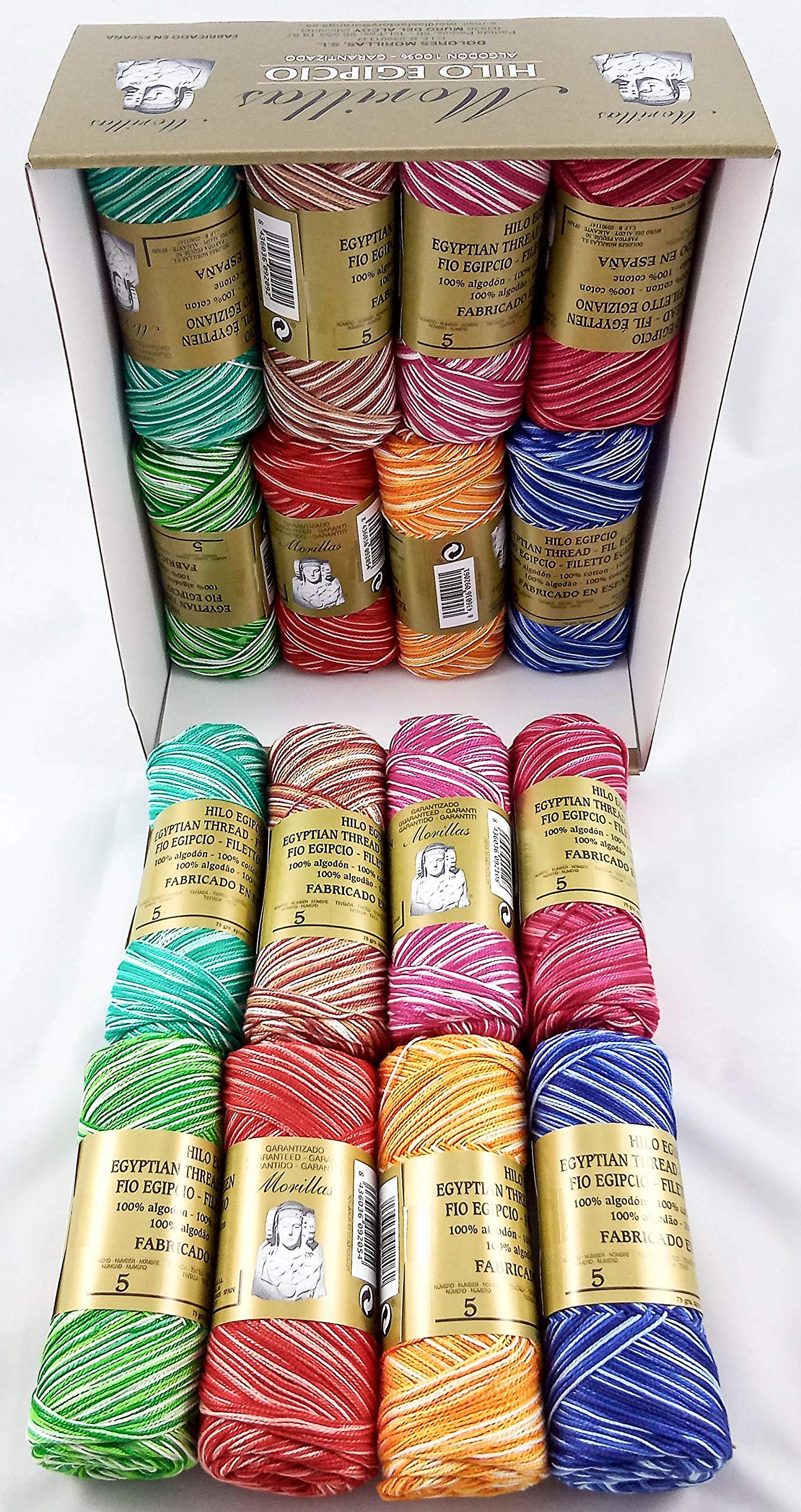 Morillas Zepelines Ne 5/2 cotone perlato assortiti 16 gomitoli