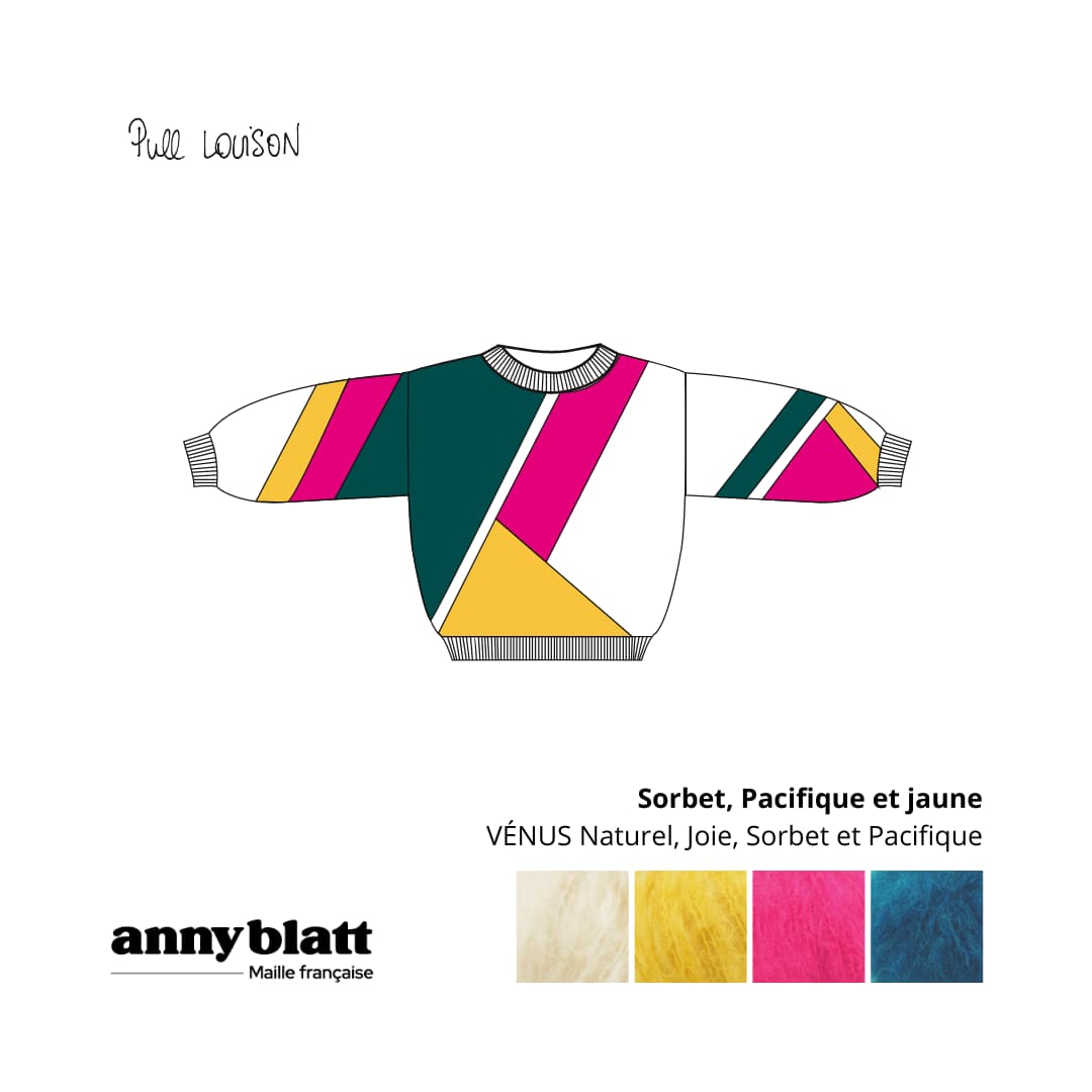 Anny Blatt Vénus Louison kit maglia jacquard