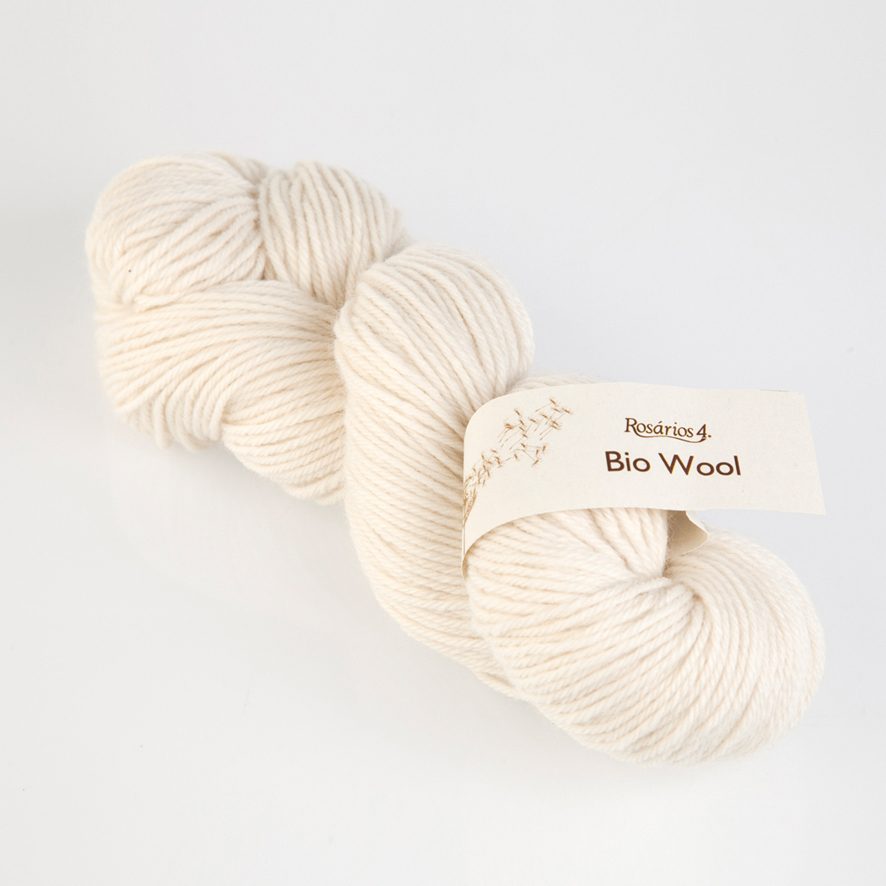 Rosarios4 Bio-Wool filato da tingere naturale