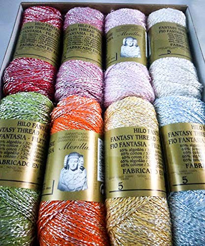 Morillas Zepelines Bombilla N.5 filato 16 gomitoli lurex