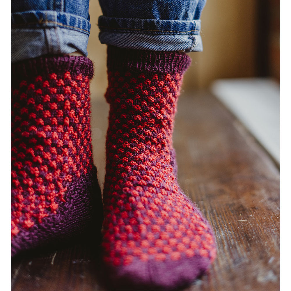 Pascuali Somya Socks schema calze lana jacquard