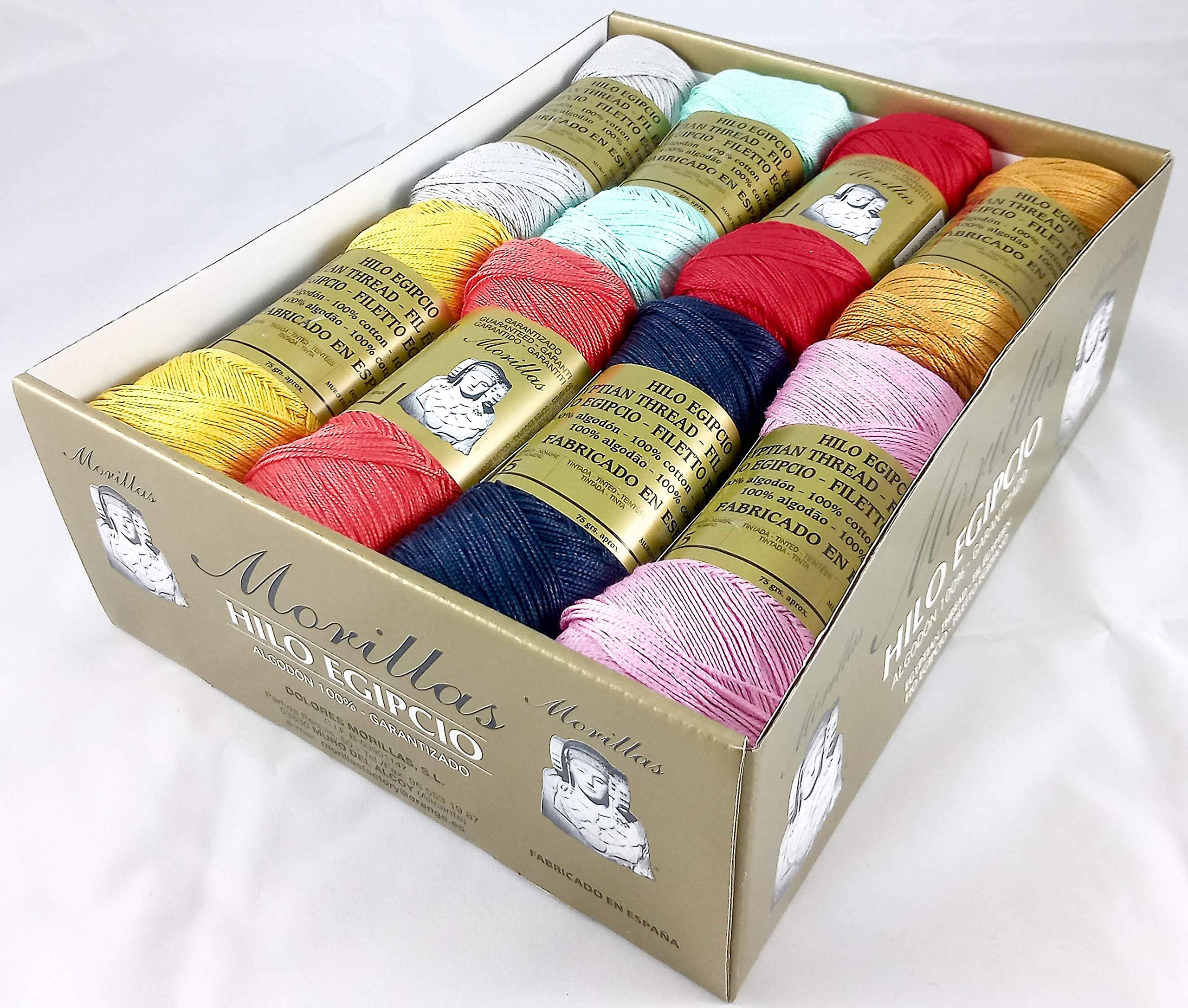 Morillas Zepelines Ne 5/2 cotone perlato assortiti 16pz