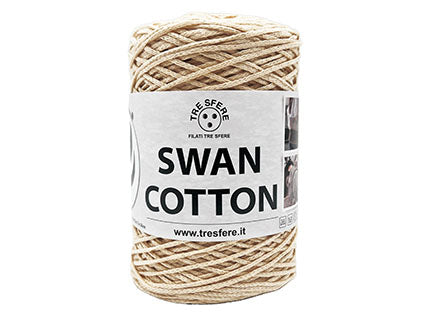 Swan Cotton 2501 cordino cotone nero 250 g tinta unita