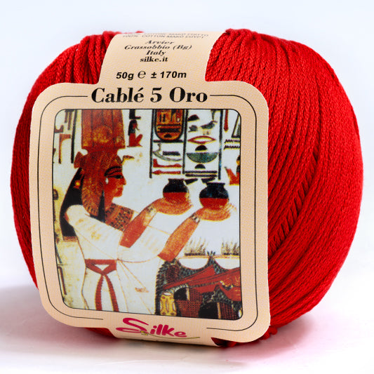Il Filo di Arianna Cotone Cable 5 filato cotone 50 g tinta unita