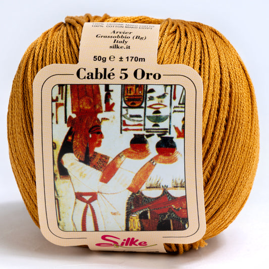 Il Filo di Arianna Cotone Cable 5 filato cotone 50 g tinta unita