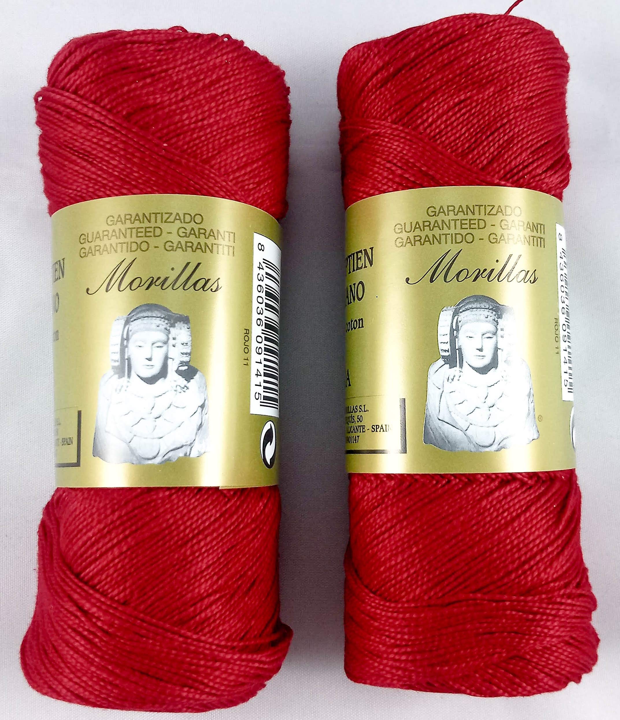 Morillas Zepelines Ne 5/2 cotone perlé arancione 19 2x75 g