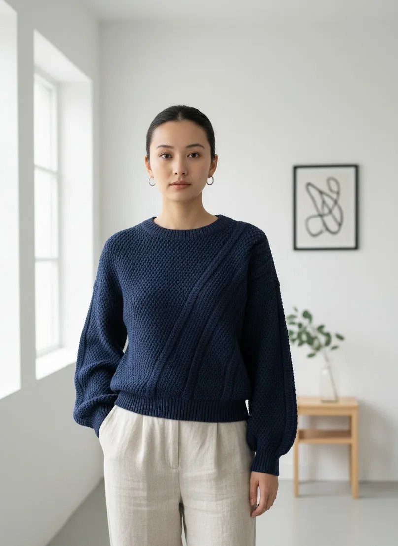 Anny Blatt Vicky kit maglia merino girocollo