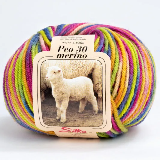 Peo Sfumata 01 filato lana merino 50 g 100 m tinta sfumata