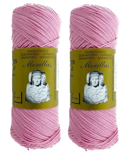 Morillas Zepelines Ne 5/2 cotone perlato rosa 37 2x75 g
