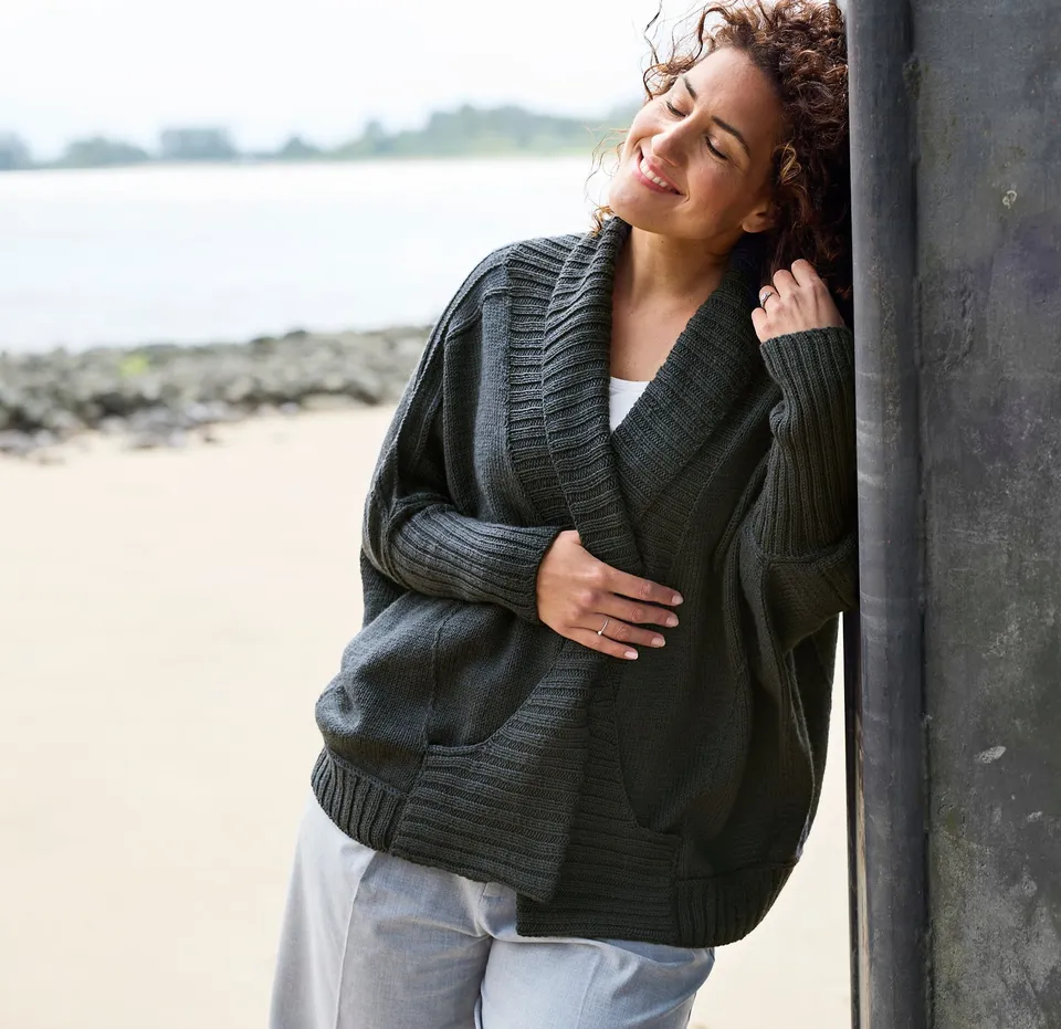 Rosy Green Wool Festa schema cardigan download top down