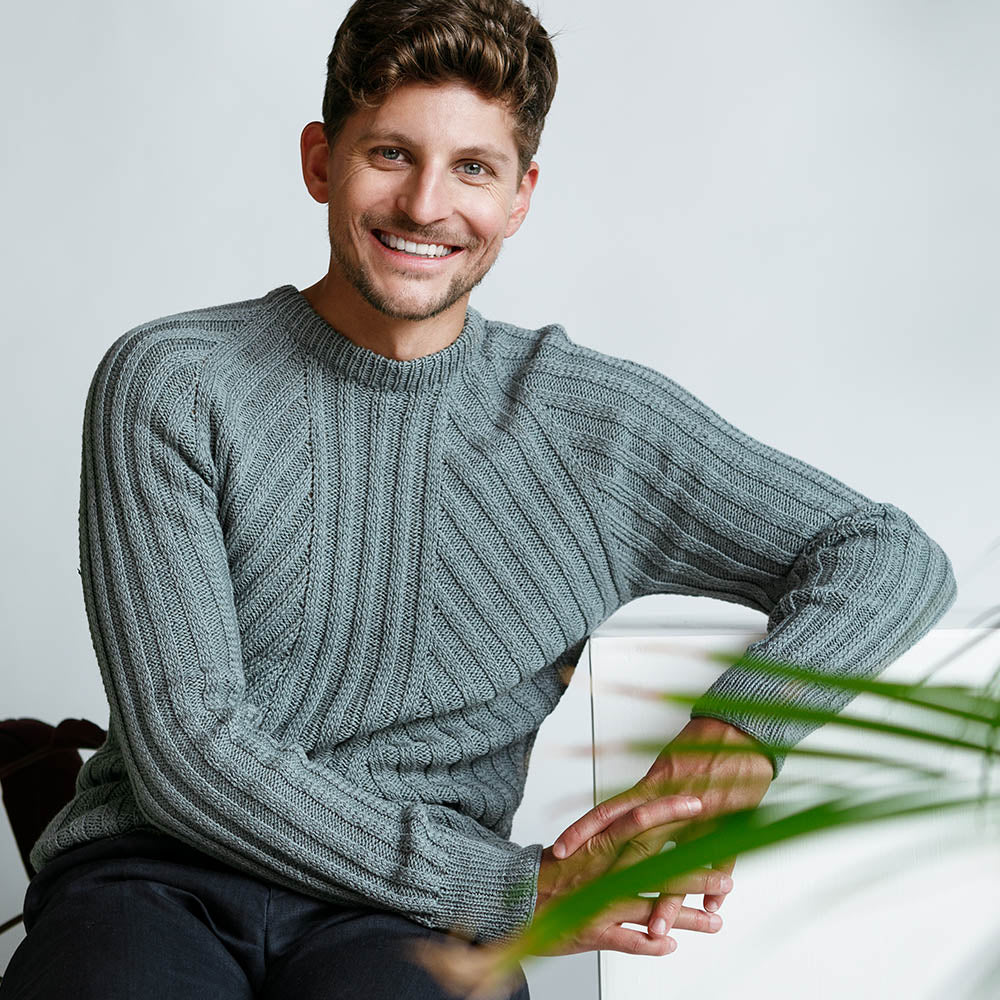 Pascuali Renzo schema maglia pullover coste cotone